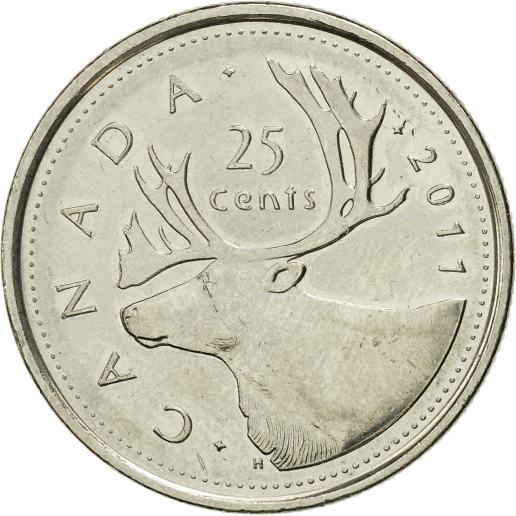 Monnaie, Canada, Elizabeth II, 25 Cents, 2011, Royal Canadian Mint, Winnipeg