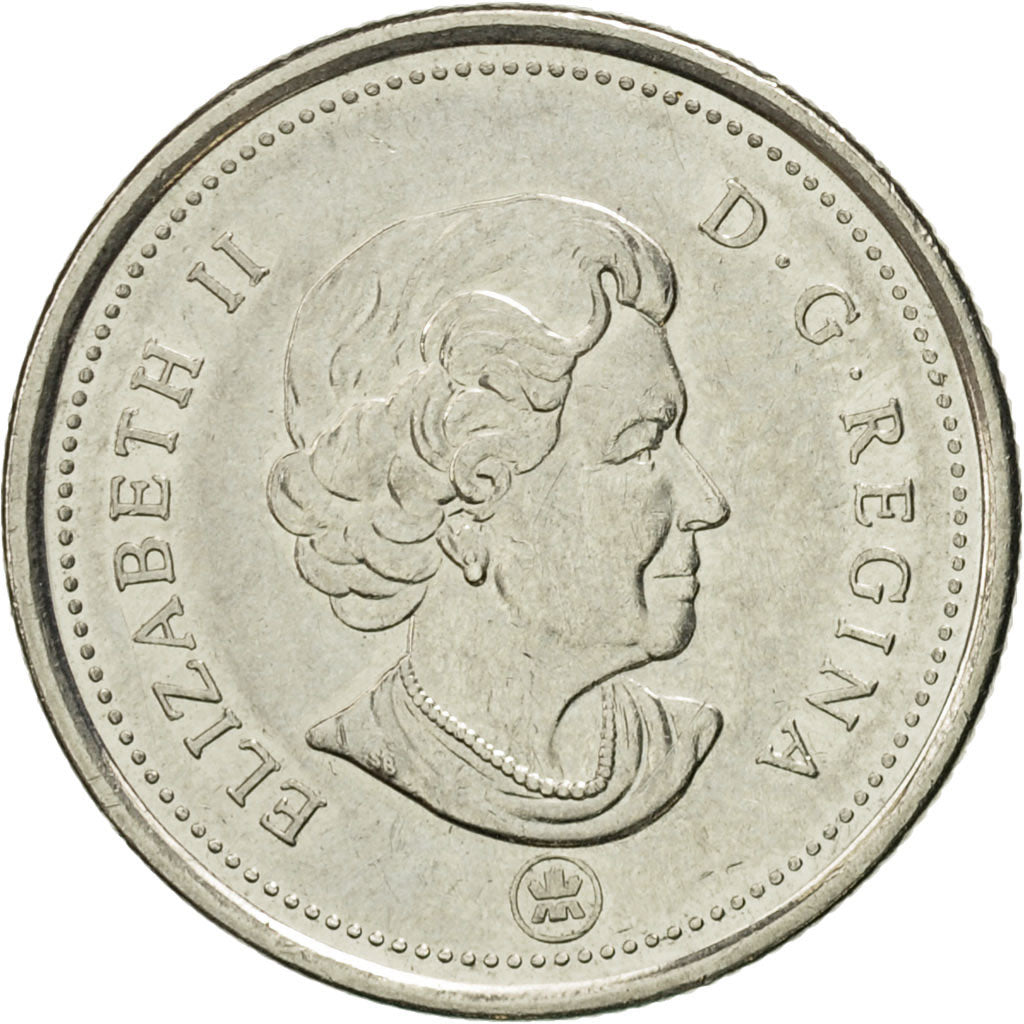 Coin, Canada, Elizabeth II, 25 Cents, 2011, Royal Canadian Mint, Winnipeg