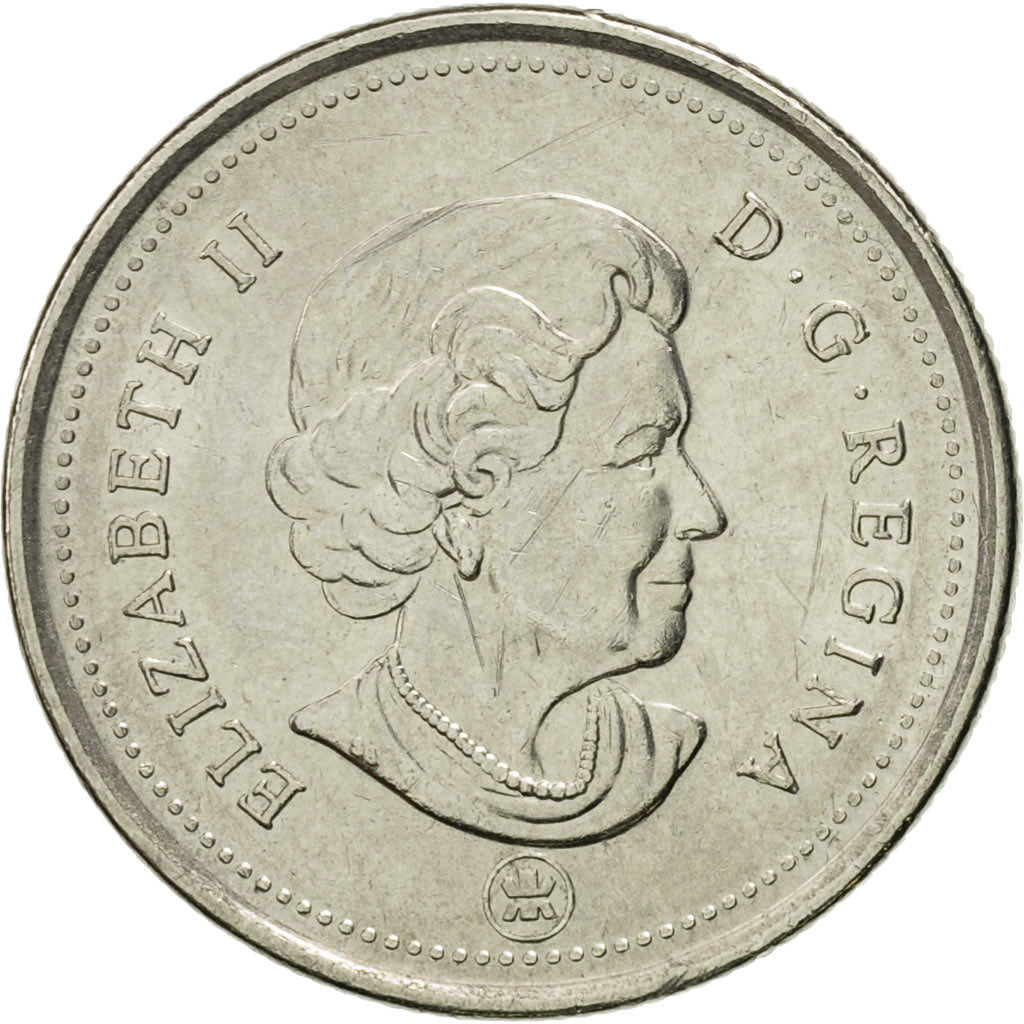 Coin, Canada, Elizabeth II, 25 Cents, 2009, Royal Canadian Mint, Winnipeg