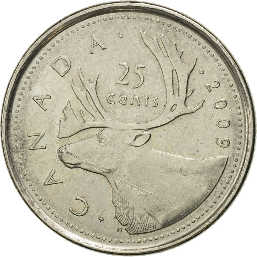 Coin, Canada, Elizabeth II, 25 Cents, 2009, Royal Canadian Mint, Winnipeg
