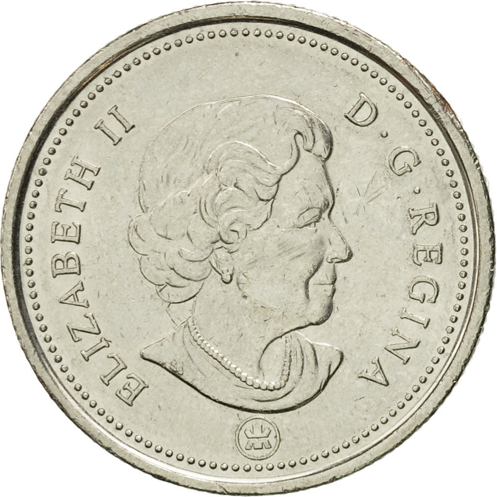 Coin, Canada, Elizabeth II, 25 Cents, 2008, Royal Canadian Mint, Winnipeg