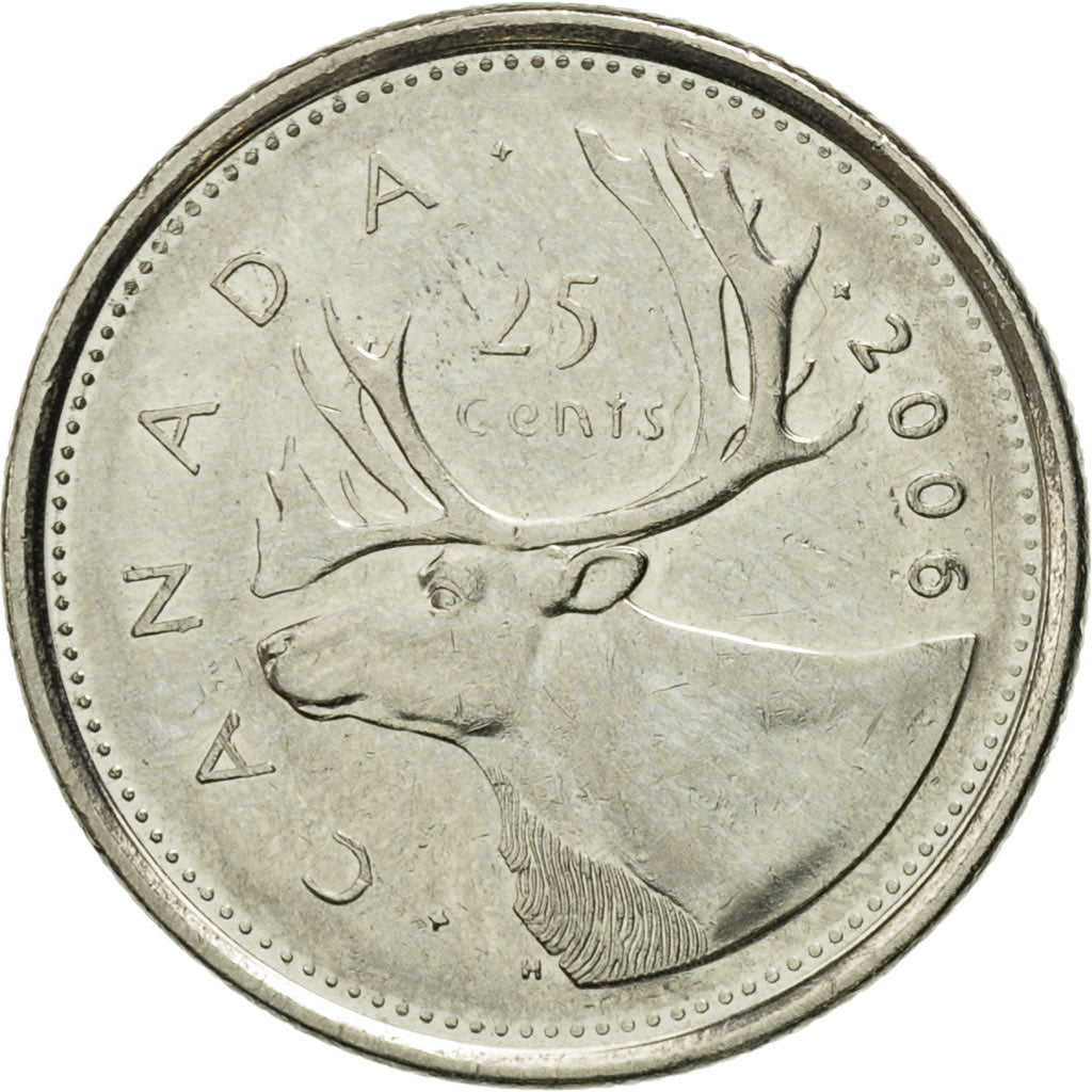 Coin, Canada, Elizabeth II, 25 Cents, 2006, Royal Canadian Mint, EF(40-45)