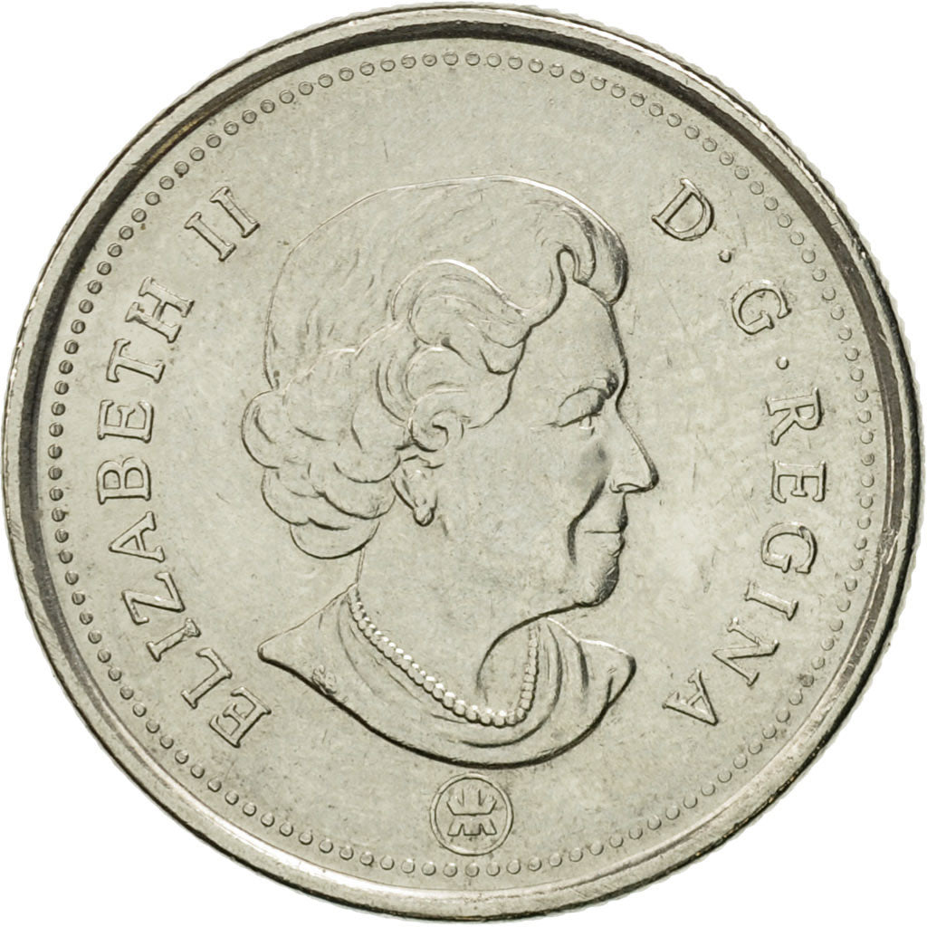 Monnaie, Canada, Elizabeth II, 25 Cents, 2010, Royal Canadian Mint, Winnipeg