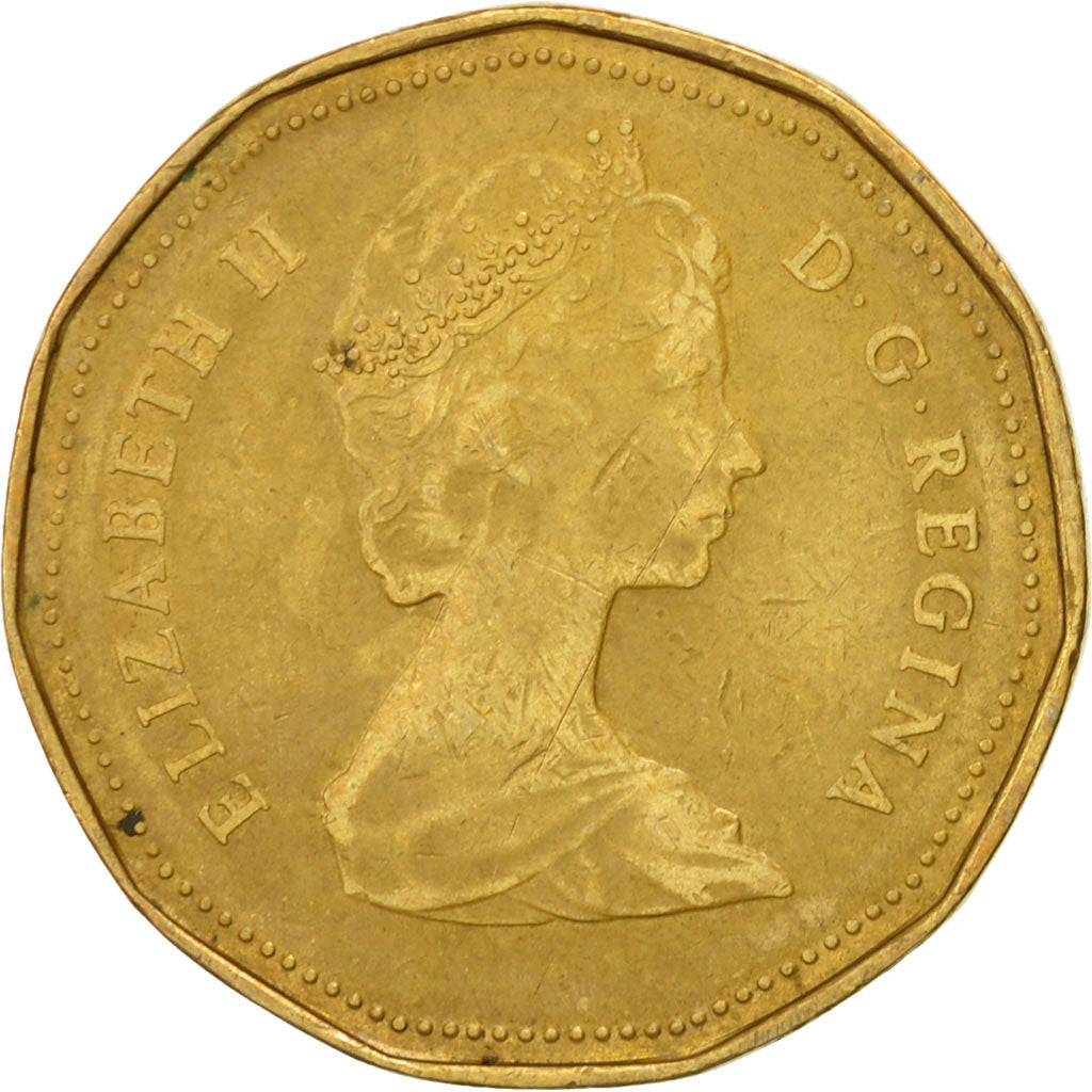 Coin, Canada, Elizabeth II, Dollar, 1987, Royal Canadian Mint, Ottawa