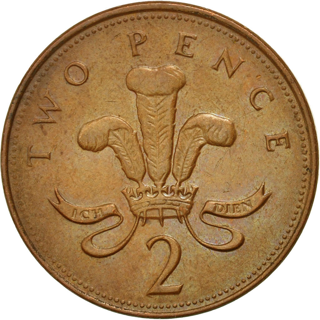 Coin, Great Britain, Elizabeth II, 2 Pence, 1999, EF(40-45), Bronze, KM:987a