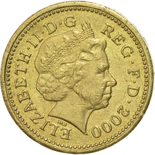 Coin, Great Britain, Elizabeth II, Pound, 2000, British Royal Mint, VF(30-35)