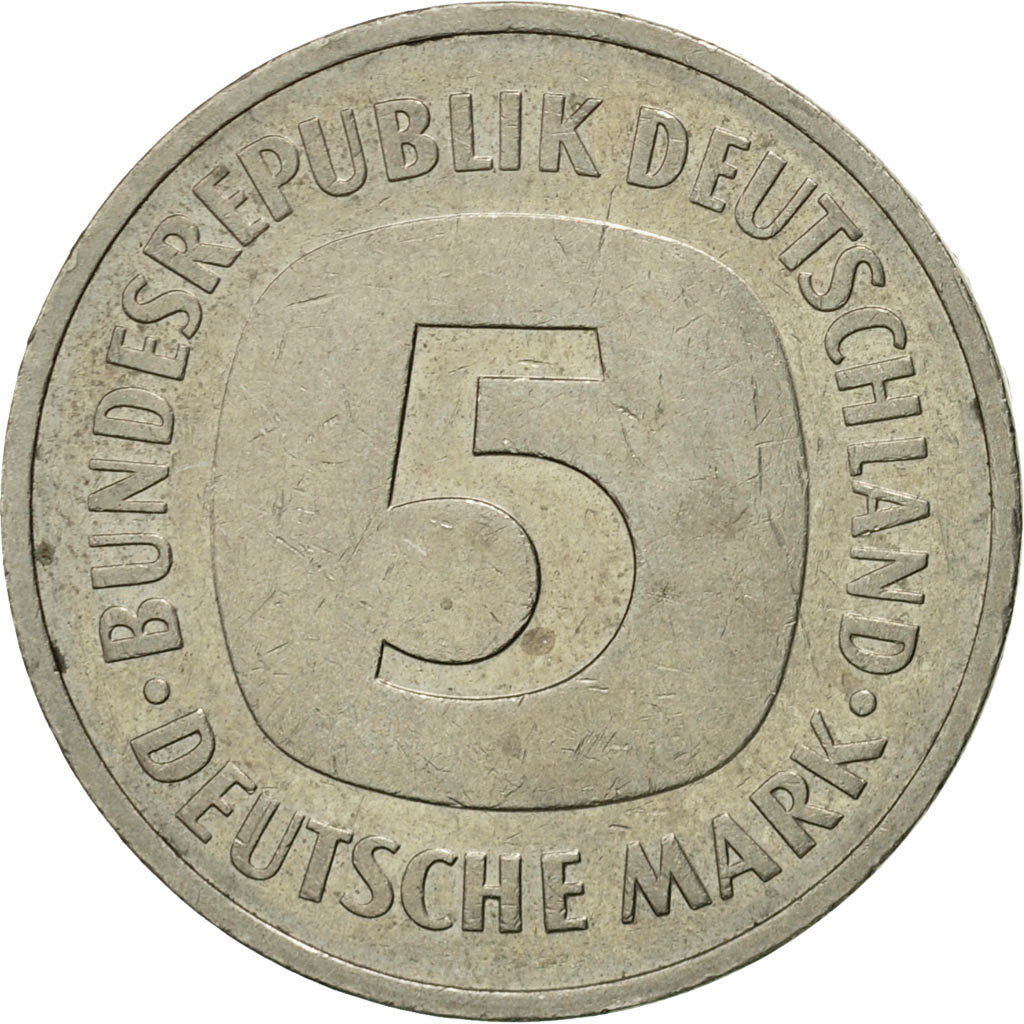 Monnaie, République fédérale allemande, 5 Mark, 1984, Munich, TB