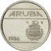 Münze, Aruba, Beatrix, 5 Cents, 1986, Utrecht, SS, Nickel Bonded Steel, KM:1