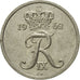 Moneta, Danimarca, Frederik IX, 25 Öre, 1962, Copenhagen, MB+, Rame-nichel