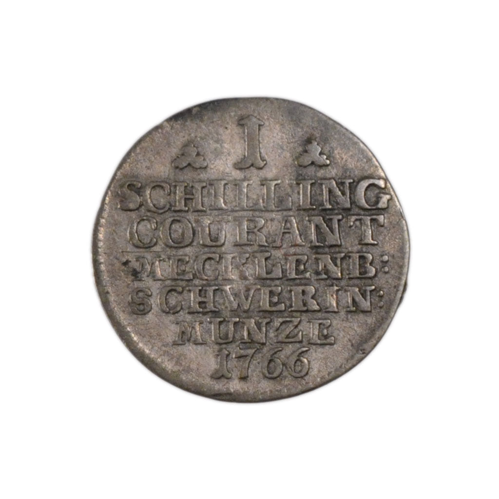 German States, 1 Schilling, 1766, KM #204, VF(30-35), Silver, 1.00