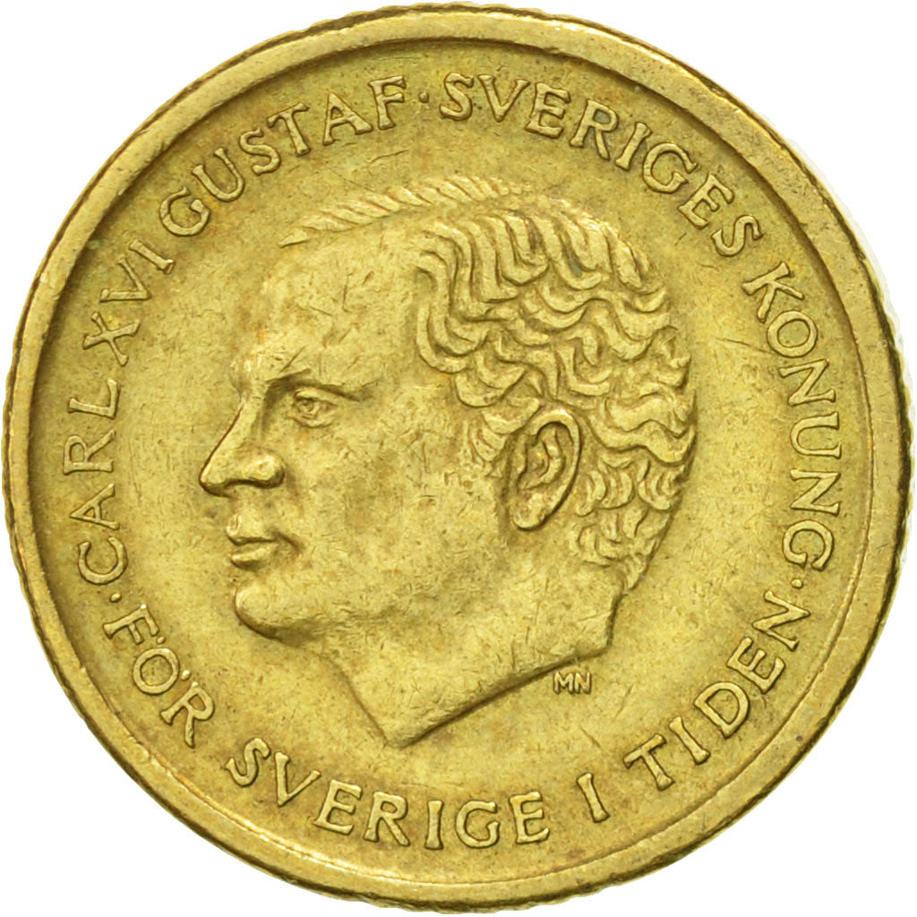 Moneta, Svezia, Carl XVI Gustaf, 10 Kronor, 1992, MB+, Rame-alluminio-zinco