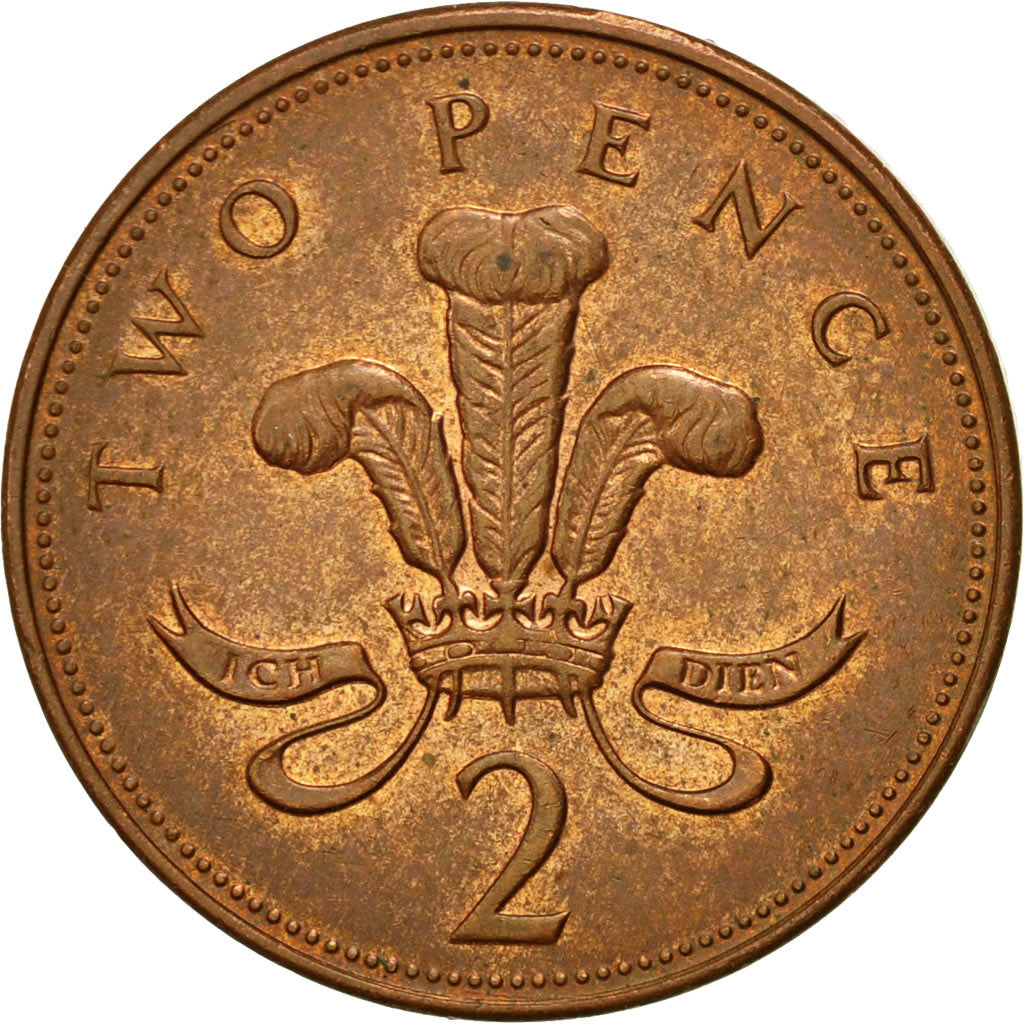 Moneta, Gran Bretagna, Elizabeth II, 2 Pence, 1996, MB, Acciaio placcato rame