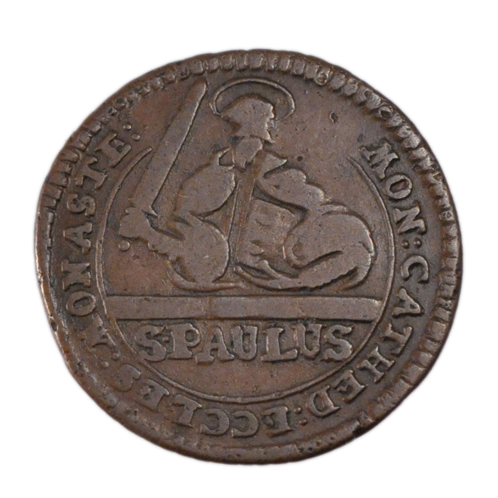 Coin, German States, MUNSTER, 3 Pfenning, 1753, EF(40-45), Copper, KM:430