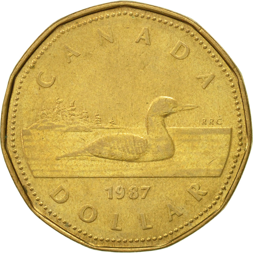 Moneta, Canada, Elizabeth II, Dollar, 1987, Royal Canadian Mint, Ottawa, MB