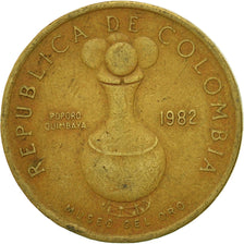 Monnaie, Colombie, 20 Pesos, 1982, TB, Aluminum-Bronze, KM:271