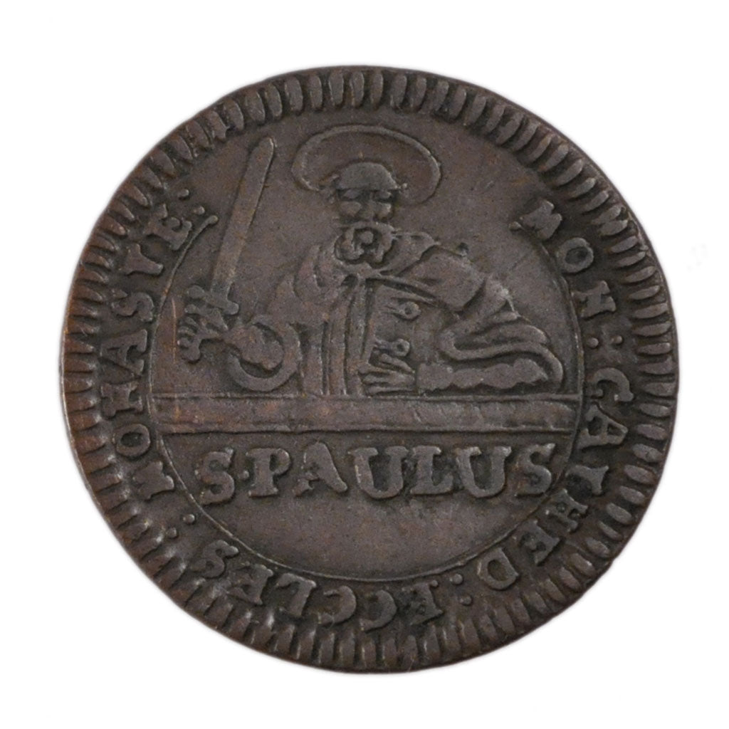 GERMAN STATES, 3 Pfenning, 1760, KM #430, AU(50-53), Copper, 3.60