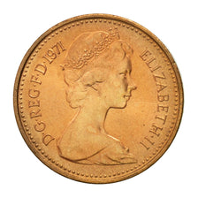 Coin, Great Britain, Elizabeth II, 1/2 New Penny, 1971, AU(55-58), Bronze