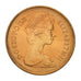Coin, Great Britain, Elizabeth II, 1/2 New Penny, 1971, AU(55-58), Bronze