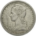 Moneda, Madagascar, Franc, 1948, Paris, BC+, Aluminio, KM:3