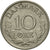 Coin, Denmark, Frederik IX, 10 Öre, 1966, Copenhagen, EF(40-45), Copper-nickel