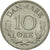 Coin, Denmark, Frederik IX, 10 Öre, 1963, Copenhagen, EF(40-45), Copper-nickel