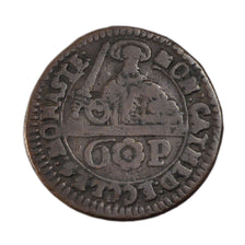 Germany, 6 Pfenning, 1762, VF(30-35), Copper, 4.90
