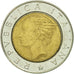 Coin, Italy, 500 Lire, 1993, Rome, VF(30-35), Bi-Metallic, KM:160