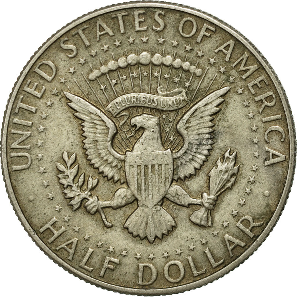 Coin, United States, Kennedy Half Dollar, Half Dollar, 1967, U.S. Mint
