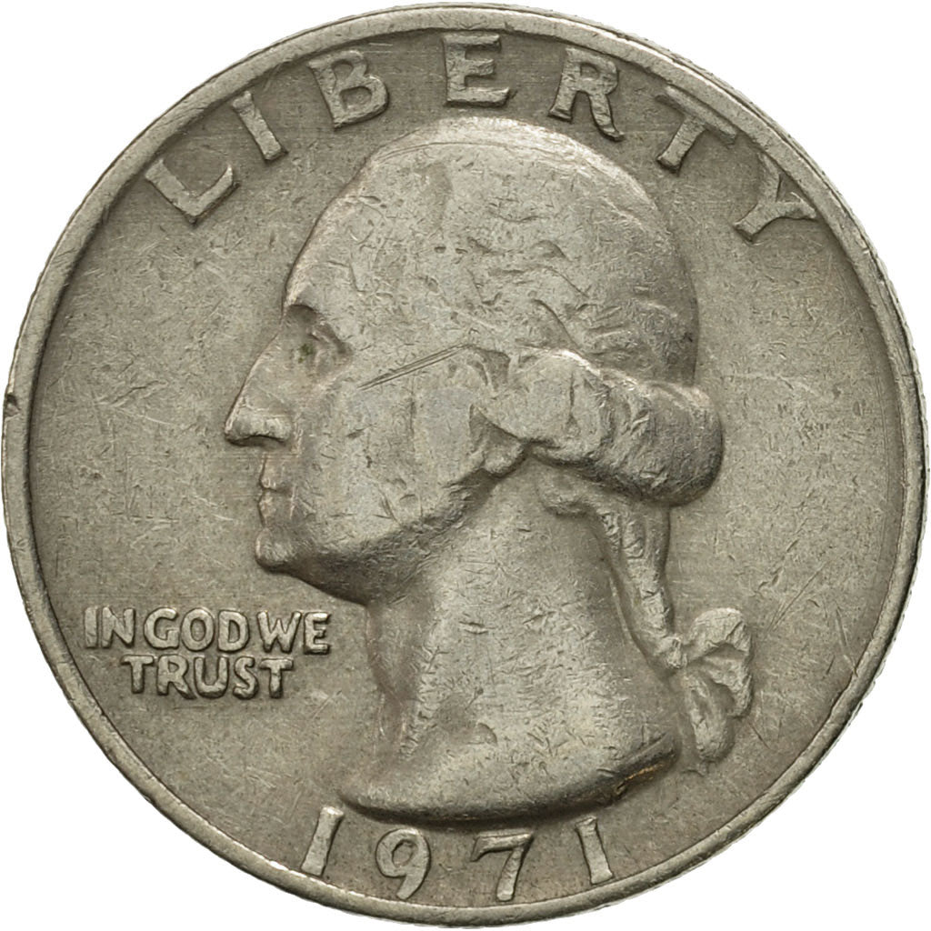 Moneta, Stati Uniti, Washington Quarter, Quarter, 1971, U.S. Mint, Philadelphia