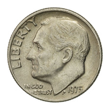 Monnaie, États-Unis, Roosevelt Dime, Dime, 1975, U.S. Mint, Philadelphie, TB+