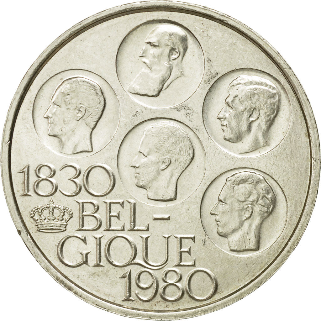 Coin, Belgium, 500 Francs, 500 Frank, 1980, Brussels, VF(30-35), Silver Clad