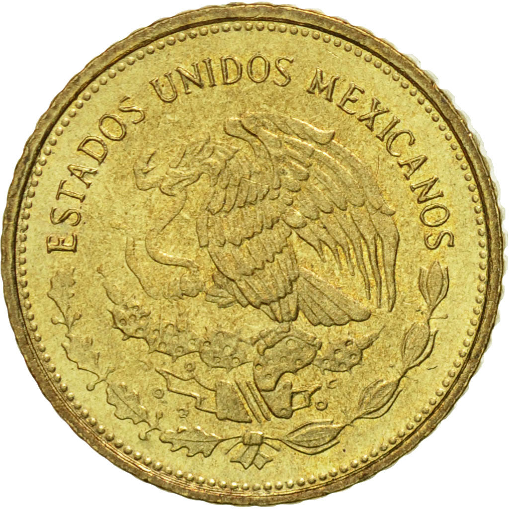 Coin, Mexico, 5 Pesos, 1985, Mexico City, VF(30-35), Brass, KM:502