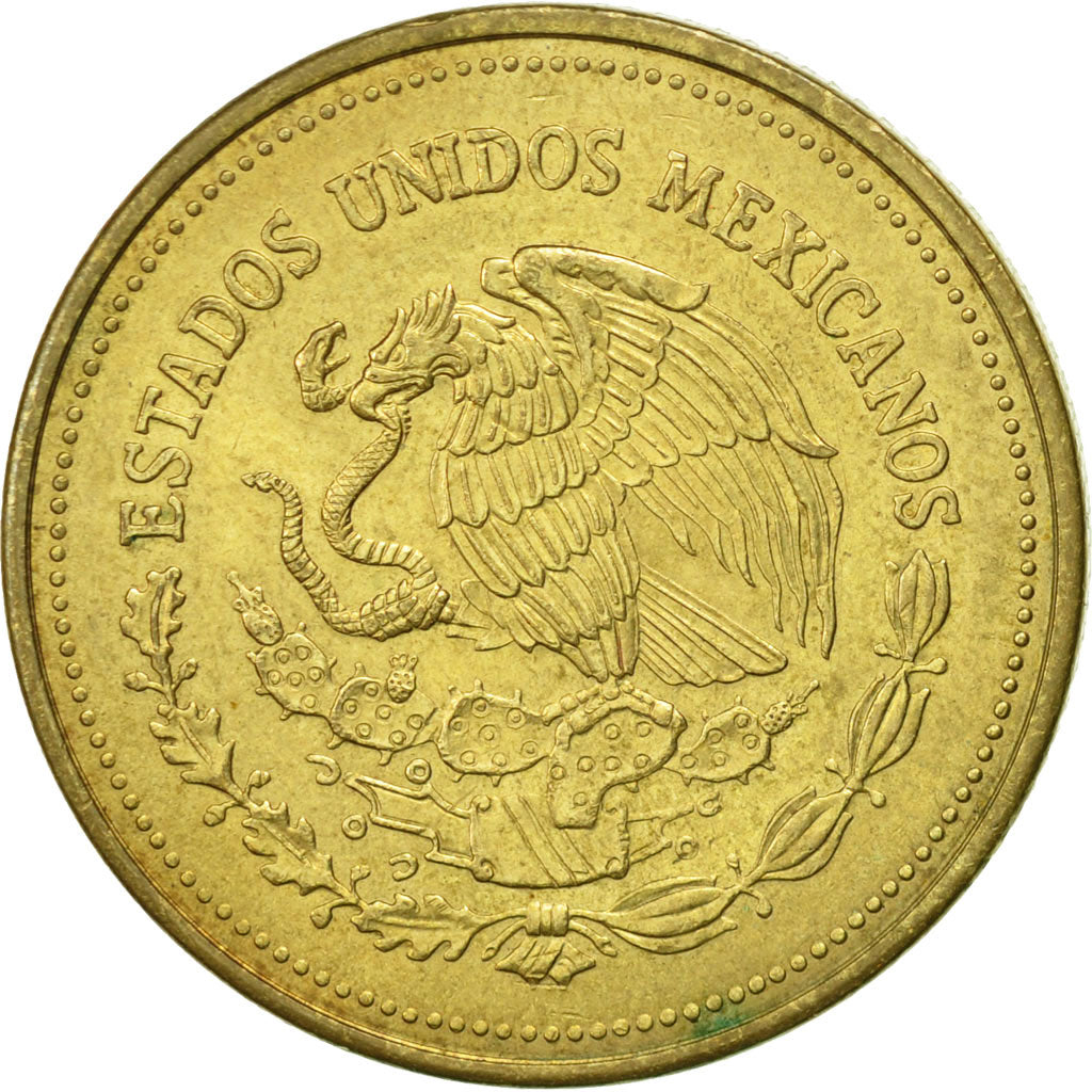 Moneta, Messico, 1000 Pesos, 1989, Mexico City, MB, Alluminio-bronzo, KM:536