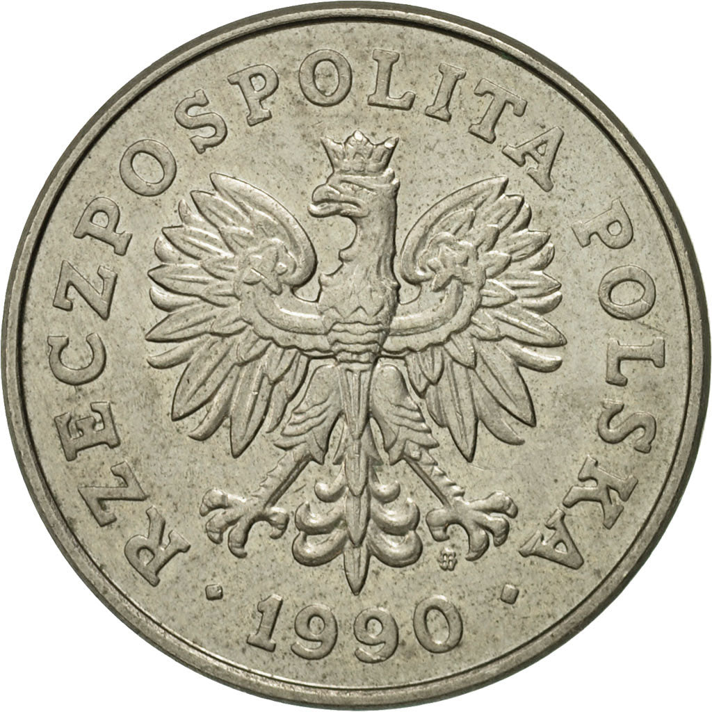 Coin, Poland, 100 Zlotych, 1990, Warsaw, VF(30-35), Copper-nickel, KM:214