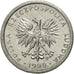 Coin, Poland, Zloty, 1990, Warsaw, EF(40-45), Aluminum, KM:49.3