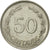 Coin, Ecuador, 50 Centavos, Cincuenta, 1979, EF(40-45), Nickel Clad Steel, KM:81