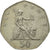 Coin, Great Britain, Elizabeth II, 50 New Pence, 1976, VF(30-35), Copper-nickel