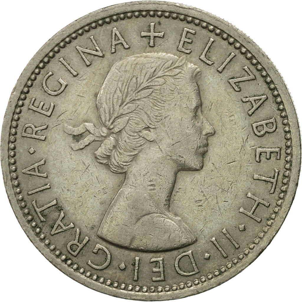 Monnaie, Grande-Bretagne, Elizabeth II, Florin, Two Shillings, 1967, TB+