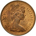 Moneda, Gran Bretaña, Elizabeth II, New Penny, 1974, MBC+, Bronce, KM:915