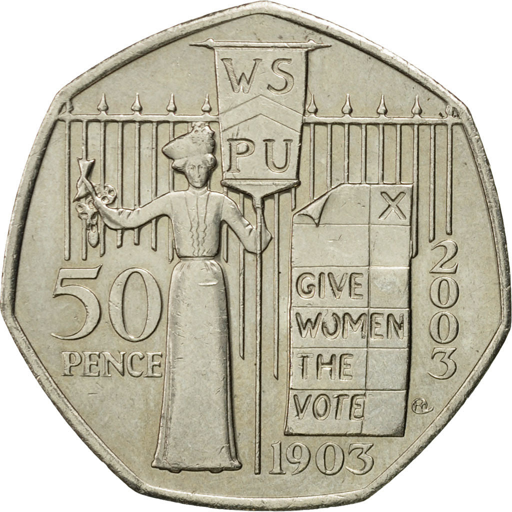 Coin, Great Britain, Elizabeth II, 50 Pence, 2003, British Royal Mint