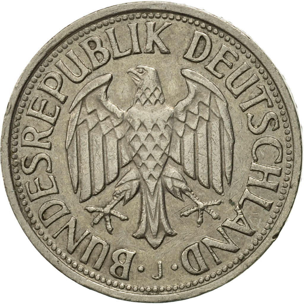 Coin, GERMANY - FEDERAL REPUBLIC, Mark, 1962, Hambourg, EF(40-45)