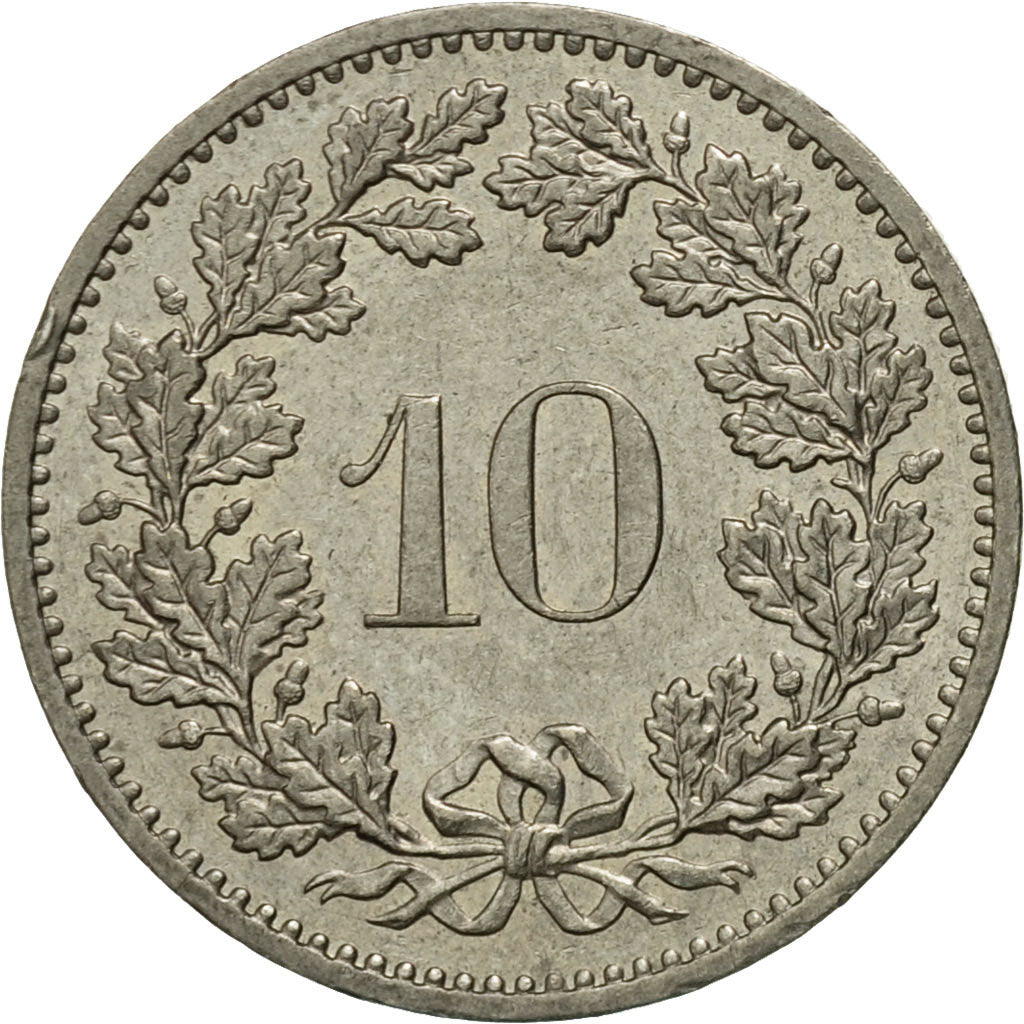 Moneda, Suiza, 10 Rappen, 1983, Bern, MBC, Cobre - níquel, KM:27
