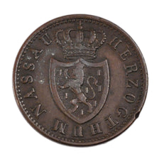 Germany, 1 Kreuzer, 1855, VF(20-25), Copper, 3.90