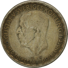Moneta, Svezia, Gustaf V, Krona, 1947, MB, Argento, KM:814