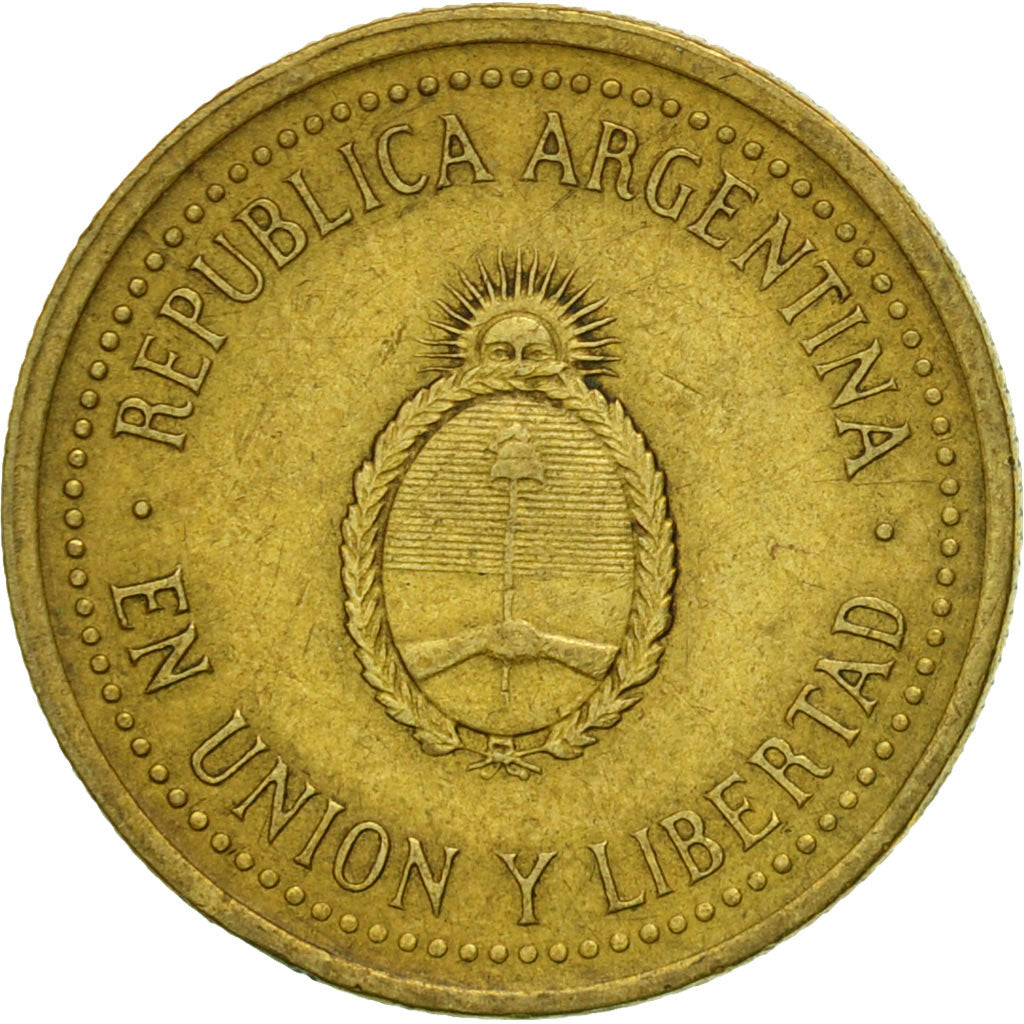 Monnaie, Argentine, 10 Centavos, 1992, TB+, Aluminum-Bronze, KM:107