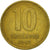 Münze, Argentinien, 10 Centavos, 1992, S+, Aluminum-Bronze, KM:107