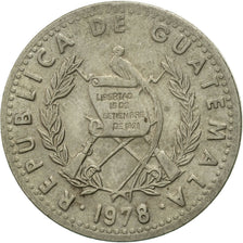 Münze, Guatemala, 10 Centavos, 1978, S+, Copper-nickel, KM:277.2