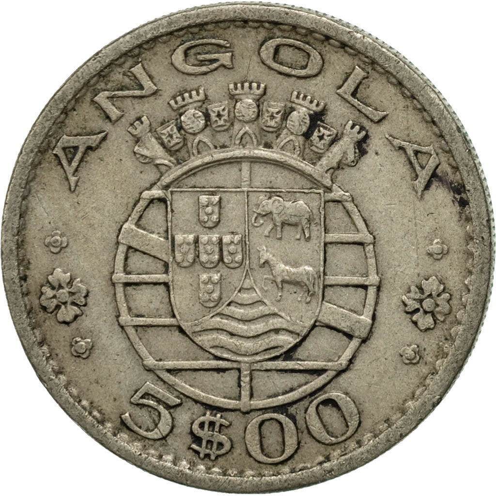 Monnaie, Angola, 5 Escudos, 1972, TB, Copper-nickel, KM:81