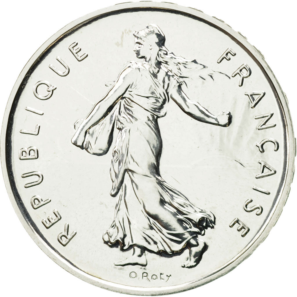 Moneta, Francia, 5 Francs, 2001, Paris, FDC, Argento, KM:1309, Gadoury:771a