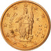 San Marino, 2 Euro Cent, 2005, UNC-, Copper Plated Steel, KM:441